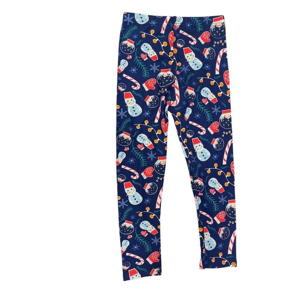 New Mix Girls Christmas Leggings - Holiday Theme - SM 4/6